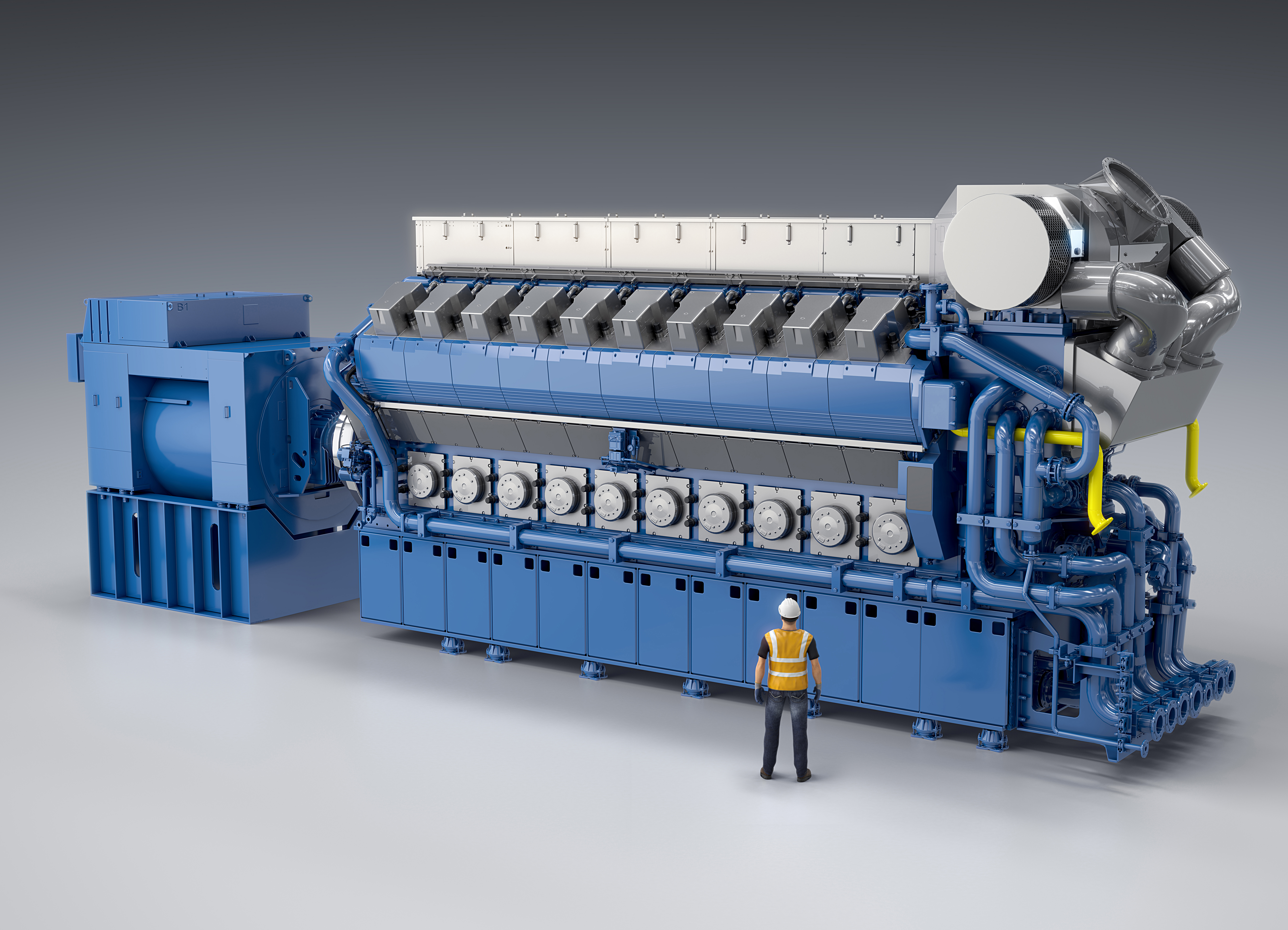 Rolls-Royce launches new range of powerful medium speed V-Engines